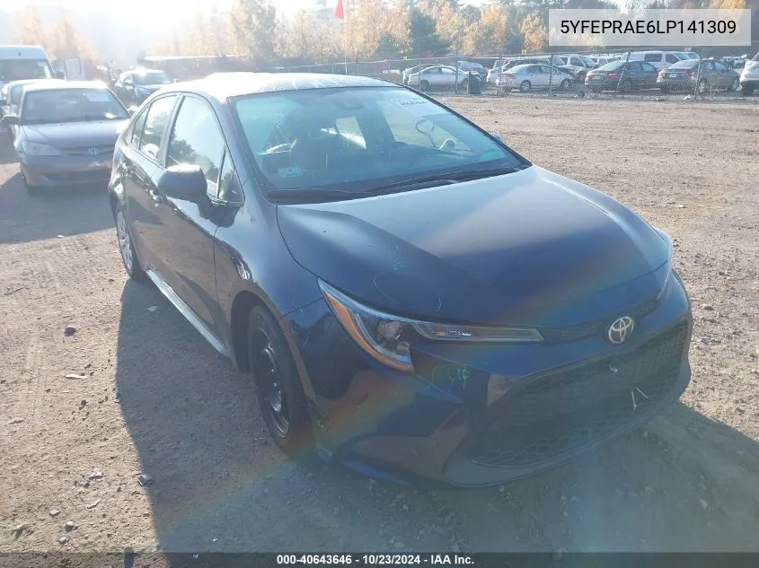 5YFEPRAE6LP141309 2020 Toyota Corolla Le