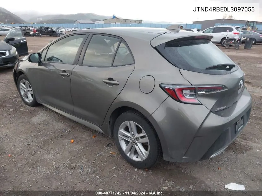 JTND4RBE0L3097055 2020 Toyota Corolla Se