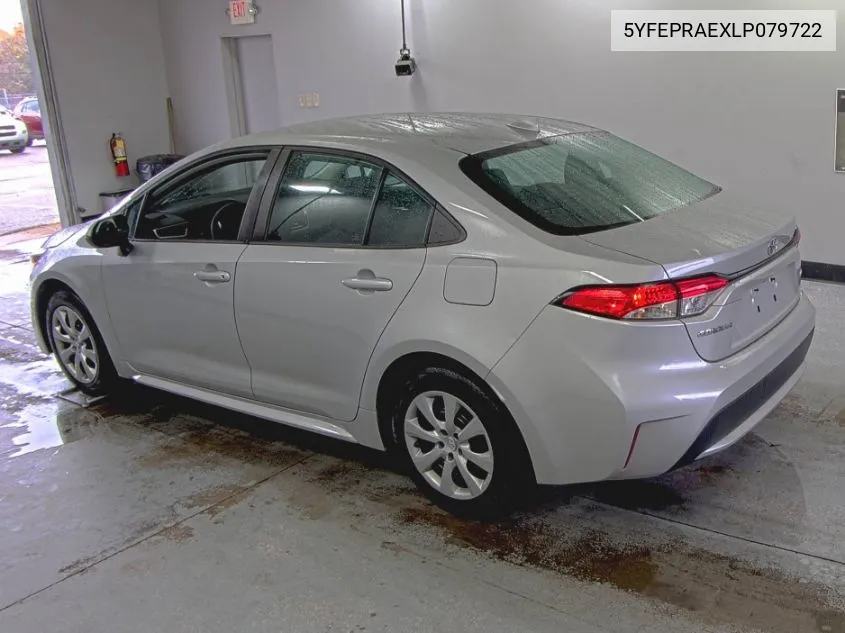 2020 Toyota Corolla Le VIN: 5YFEPRAEXLP079722 Lot: 40815095