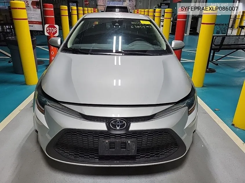 2020 Toyota Corolla Le VIN: 5YFEPRAEXLP086007 Lot: 40888033