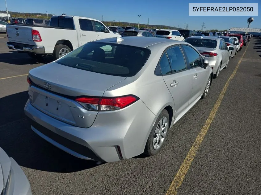 2020 Toyota Corolla Le VIN: 5YFEPRAE2LP082050 Lot: 40897071