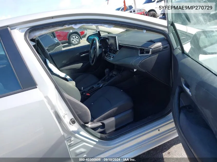 5YFEPMAE9MP270729 2021 Toyota Corolla Le