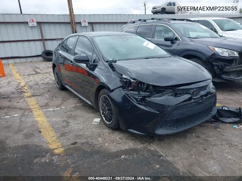 5YFEPMAEXMP225055 2021 Toyota Corolla Le