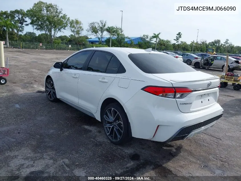 2021 Toyota Corolla Se VIN: JTDS4MCE9MJ066090 Lot: 40460325