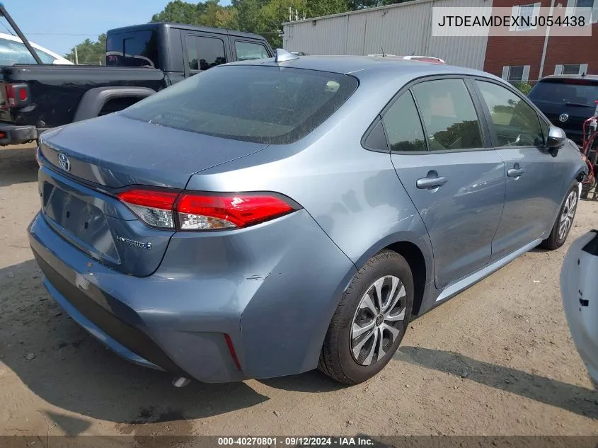 JTDEAMDEXNJ054438 2022 Toyota Corolla Hybrid Le