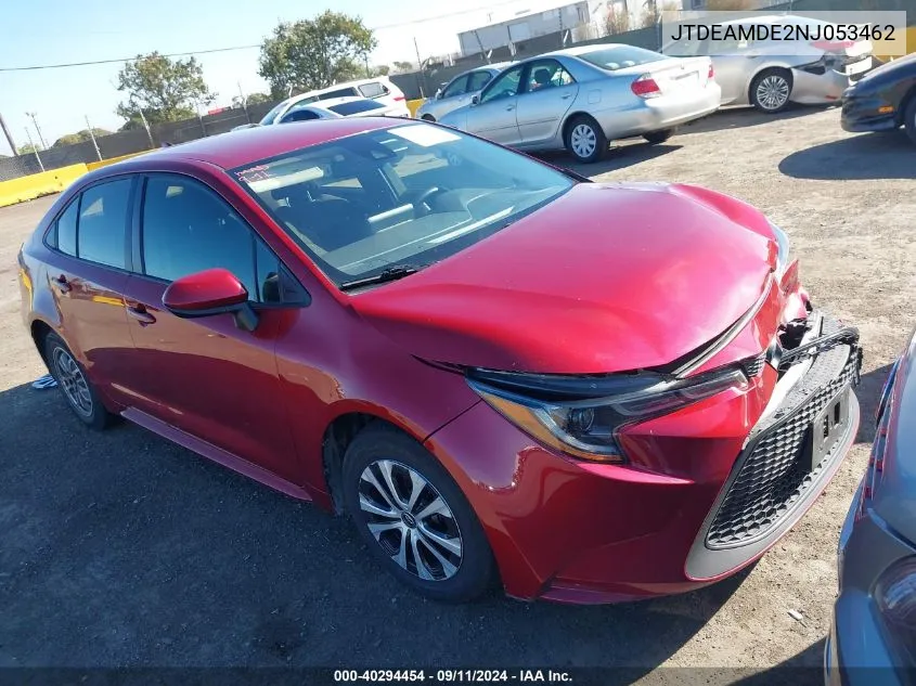 2022 Toyota Corolla Hybrid Le VIN: JTDEAMDE2NJ053462 Lot: 40294454