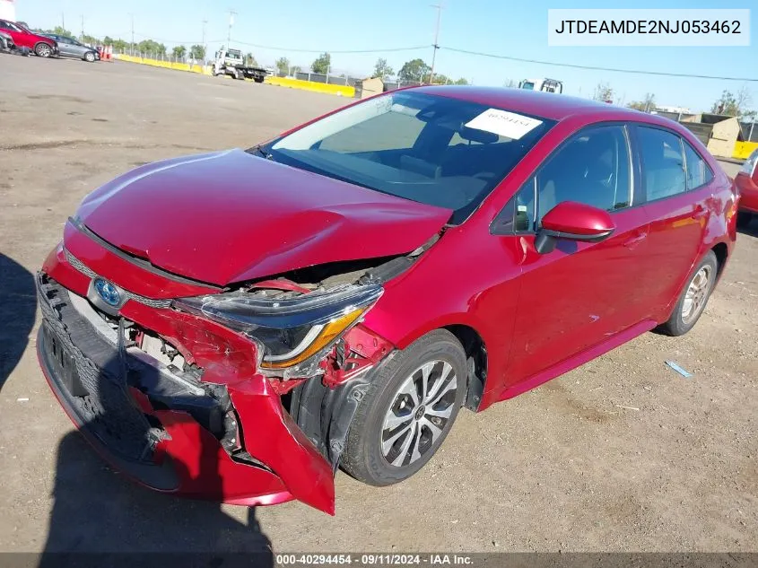 JTDEAMDE2NJ053462 2022 Toyota Corolla Hybrid Le