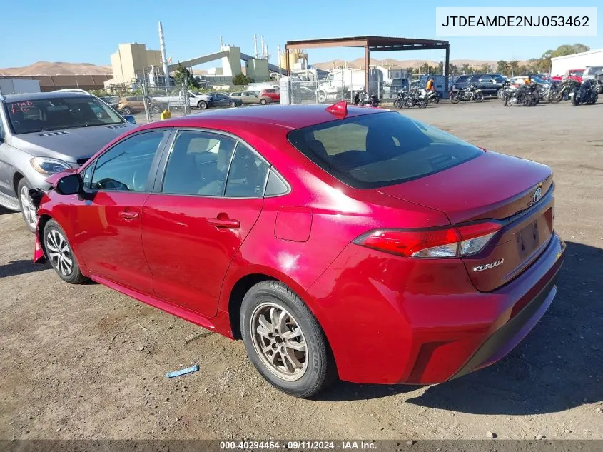 JTDEAMDE2NJ053462 2022 Toyota Corolla Hybrid Le