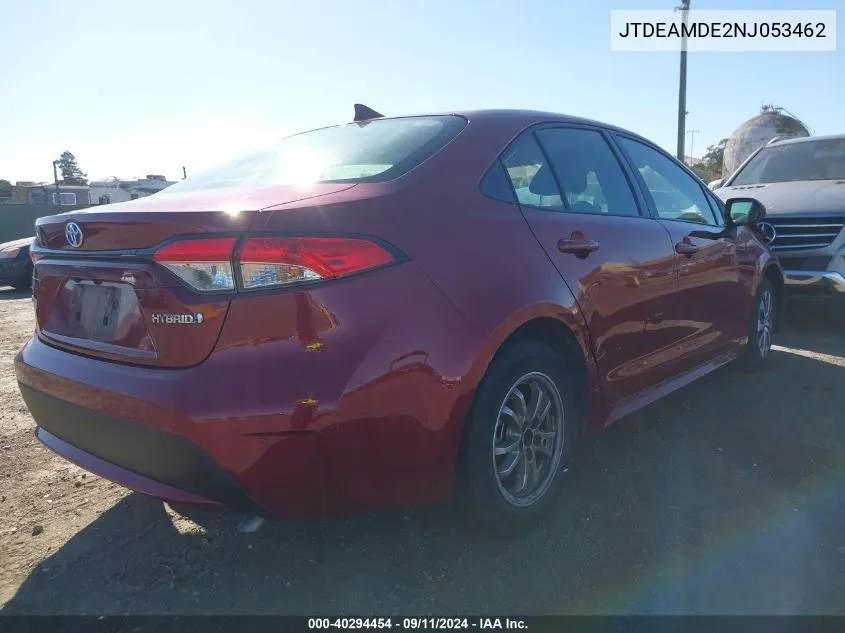 JTDEAMDE2NJ053462 2022 Toyota Corolla Hybrid Le