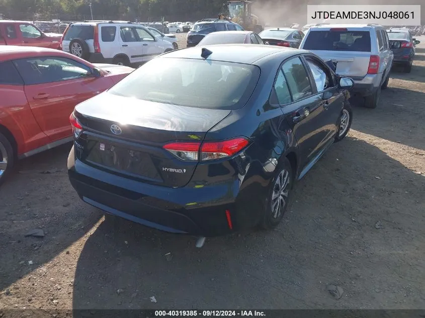 JTDEAMDE3NJ048061 2022 Toyota Corolla Hybrid Le