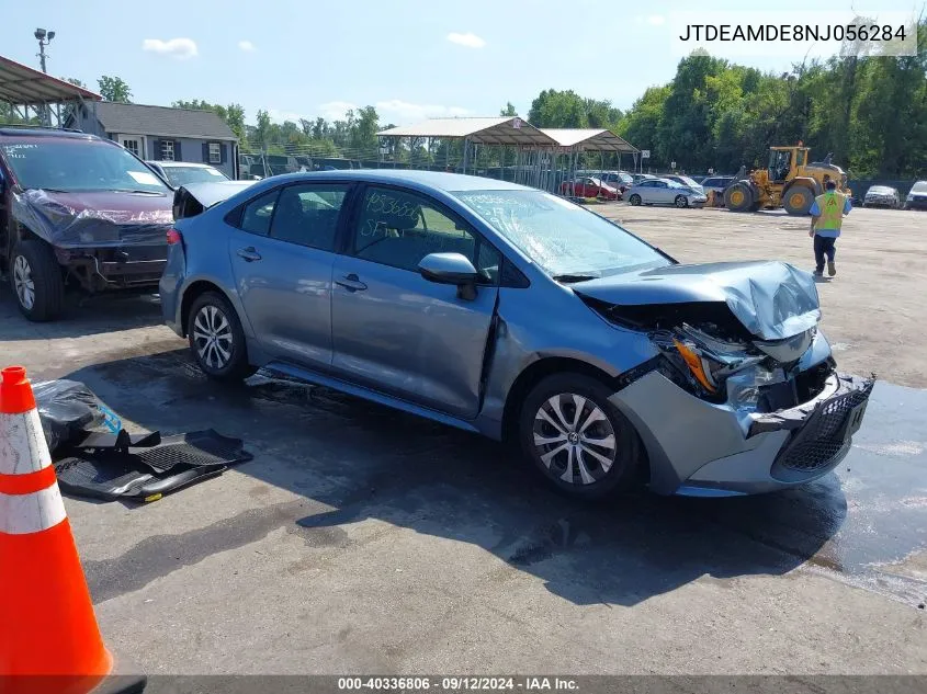 2022 Toyota Corolla Hybrid Le VIN: JTDEAMDE8NJ056284 Lot: 40336806