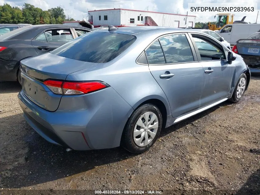 5YFDPMAE9NP283963 2022 Toyota Corolla L