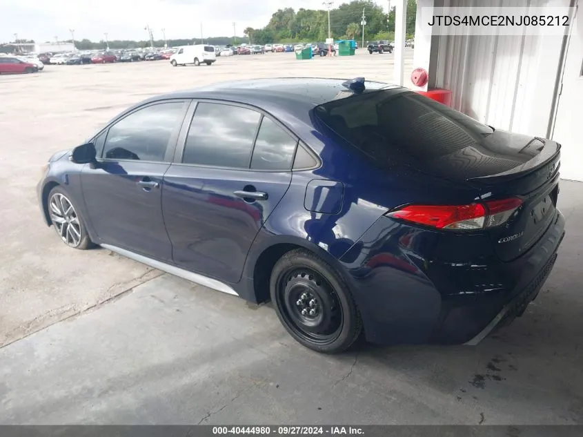 2022 Toyota Corolla Se VIN: JTDS4MCE2NJ085212 Lot: 40444980