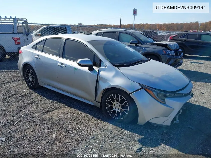 JTDEAMDE2N3009191 2022 Toyota Corolla Hybrid Le