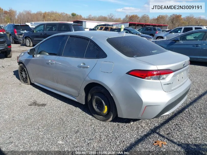 JTDEAMDE2N3009191 2022 Toyota Corolla Hybrid Le