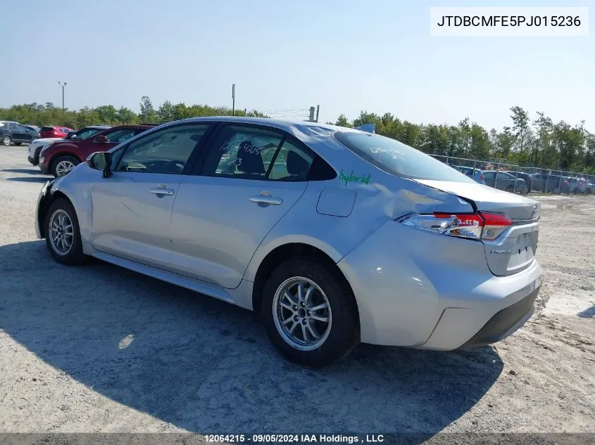 2023 Toyota Corolla Le/Se/Xle VIN: JTDBCMFE5PJ015236 Lot: 12064215