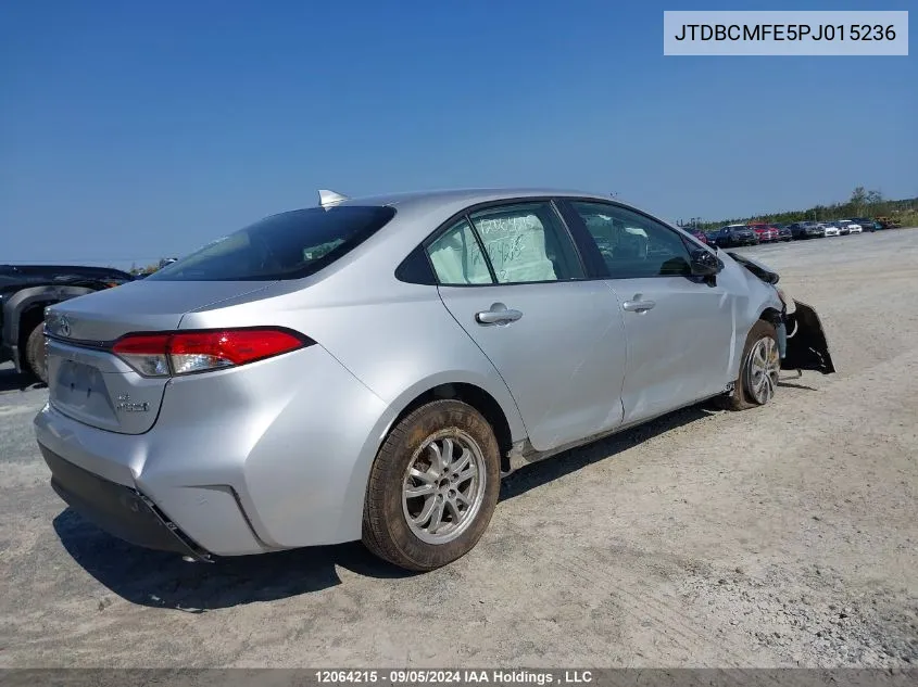 2023 Toyota Corolla Le/Se/Xle VIN: JTDBCMFE5PJ015236 Lot: 12064215