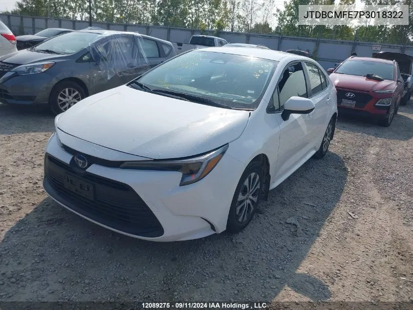 2023 Toyota Corolla Le/Se/Xle VIN: JTDBCMFE7P3018322 Lot: 12089275