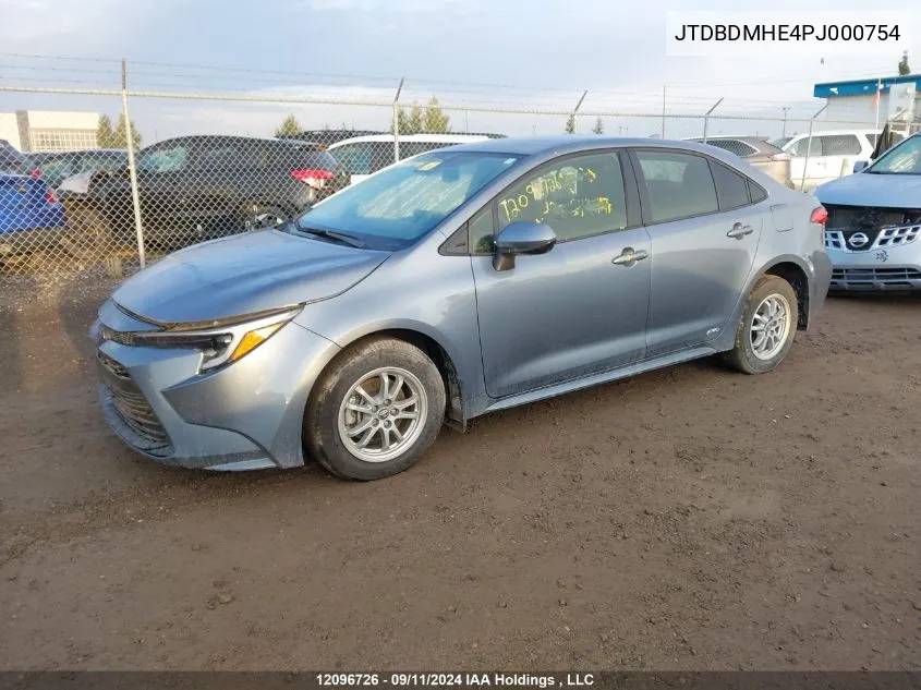 JTDBDMHE4PJ000754 2023 Toyota Corolla Hybrid Le