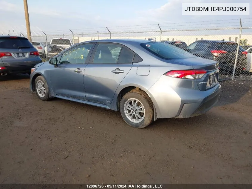 JTDBDMHE4PJ000754 2023 Toyota Corolla Hybrid Le