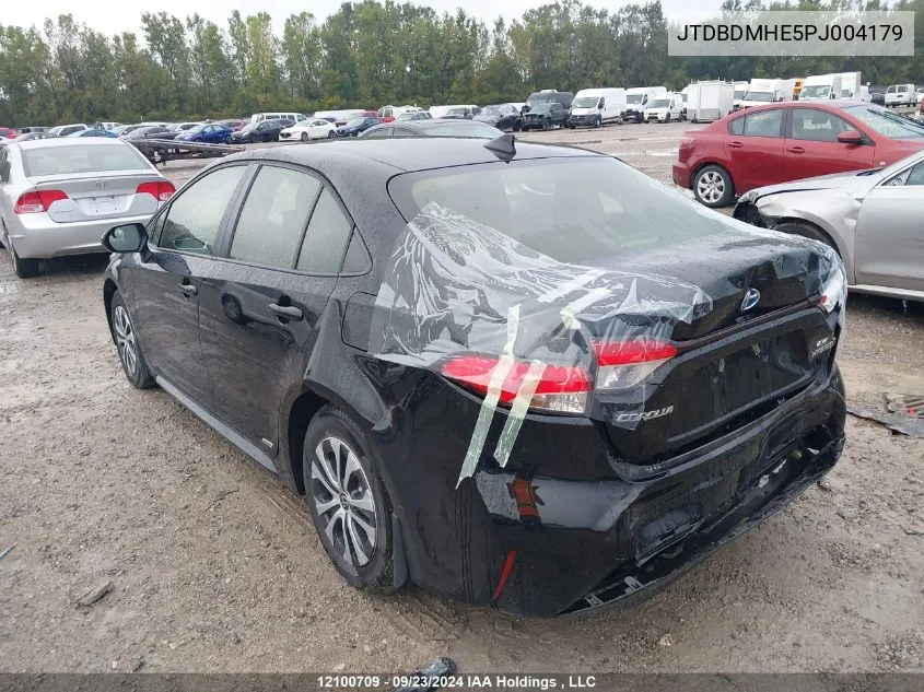 2023 Toyota Corolla Le/Se/Night Shade VIN: JTDBDMHE5PJ004179 Lot: 12100709