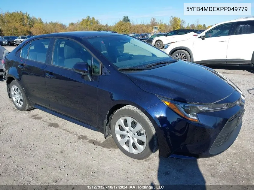 2023 Toyota Corolla Le VIN: 5YFB4MDEXPP049779 Lot: 12127932