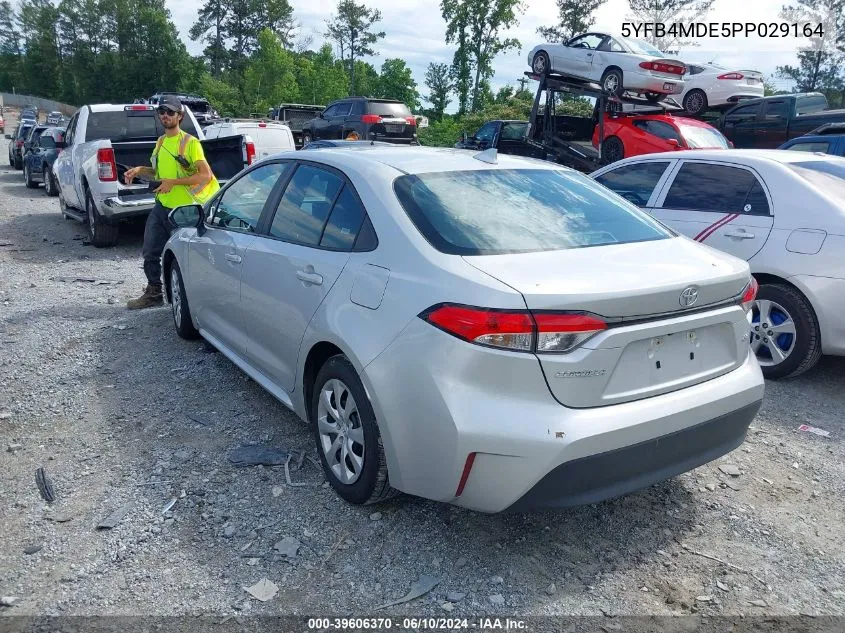 2023 Toyota Corolla Le VIN: 5YFB4MDE5PP029164 Lot: 39606370