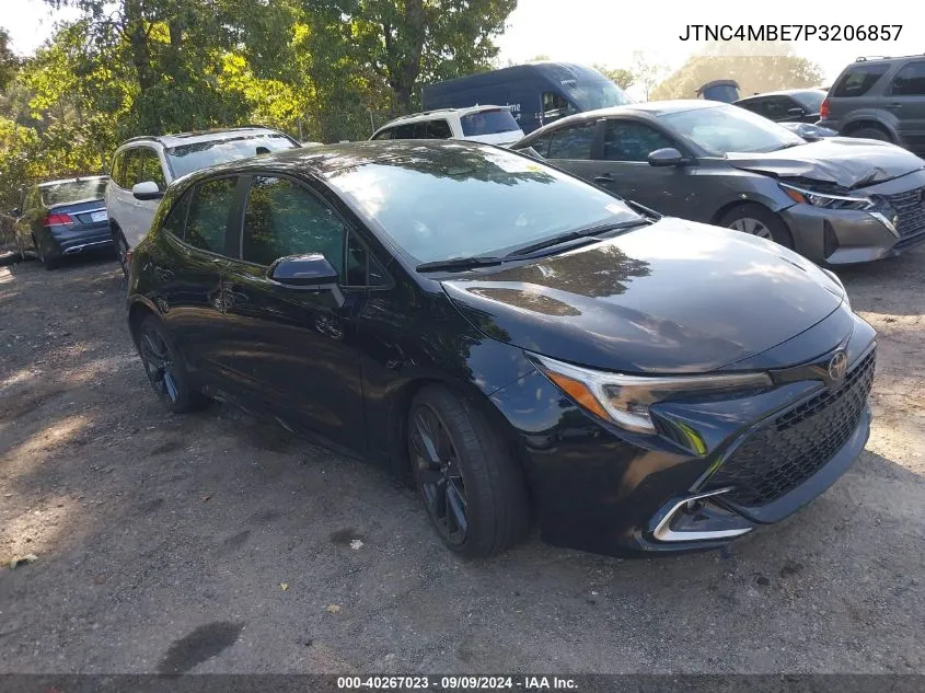 2023 Toyota Corolla Xse VIN: JTNC4MBE7P3206857 Lot: 40267023