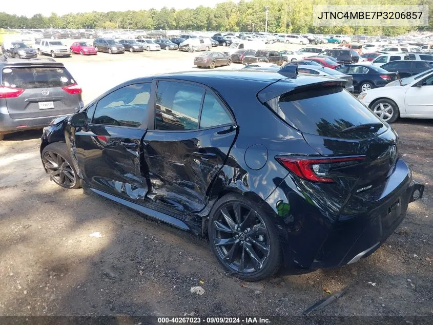 2023 Toyota Corolla Xse VIN: JTNC4MBE7P3206857 Lot: 40267023