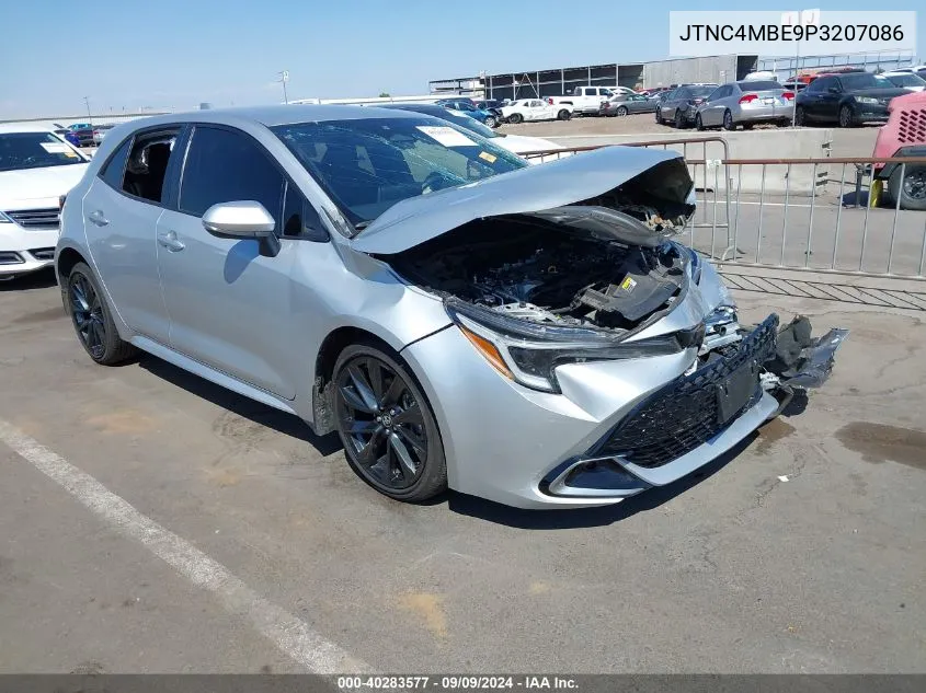 2023 Toyota Corolla Xse VIN: JTNC4MBE9P3207086 Lot: 40283577