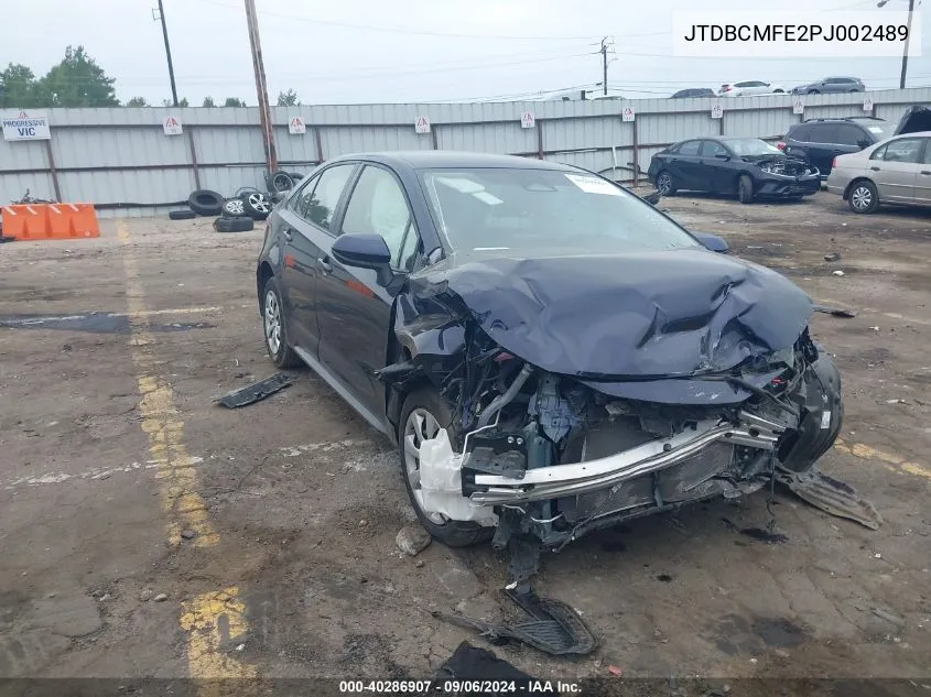 JTDBCMFE2PJ002489 2023 Toyota Corolla Hybrid Le