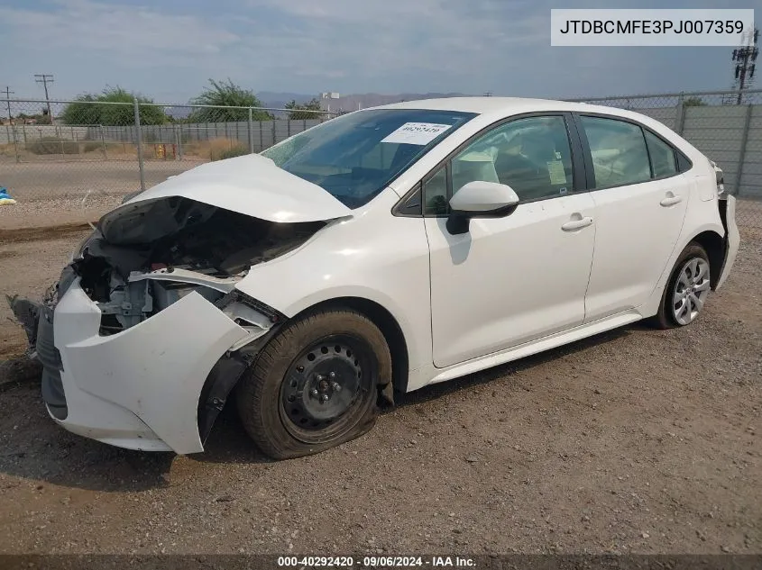 2023 Toyota Corolla Hybrid Le VIN: JTDBCMFE3PJ007359 Lot: 40292420