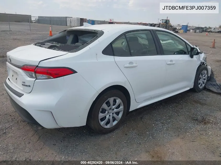 2023 Toyota Corolla Hybrid Le VIN: JTDBCMFE3PJ007359 Lot: 40292420