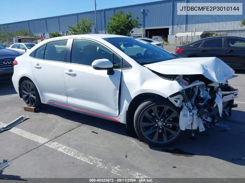 2023 Toyota Corolla Hybrid Se Infrared VIN: JTDBCMFE2P3010144 Lot: 40323672