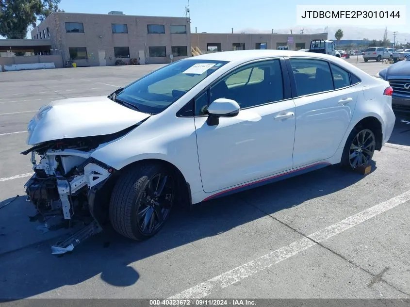 2023 Toyota Corolla Hybrid Se Infrared VIN: JTDBCMFE2P3010144 Lot: 40323672