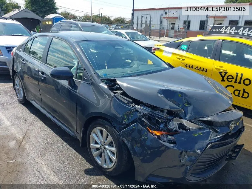 2023 Toyota Corolla Le VIN: JTDB4MEE5P3013506 Lot: 40326791