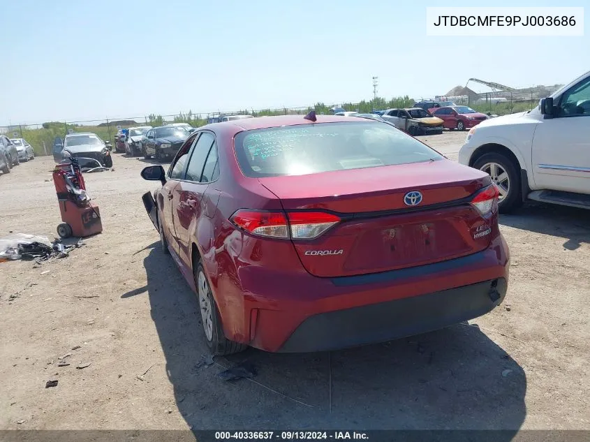 2023 Toyota Corolla Le/Se/Xle VIN: JTDBCMFE9PJ003686 Lot: 40336637