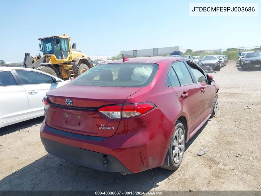 2023 Toyota Corolla Le/Se/Xle VIN: JTDBCMFE9PJ003686 Lot: 40336637