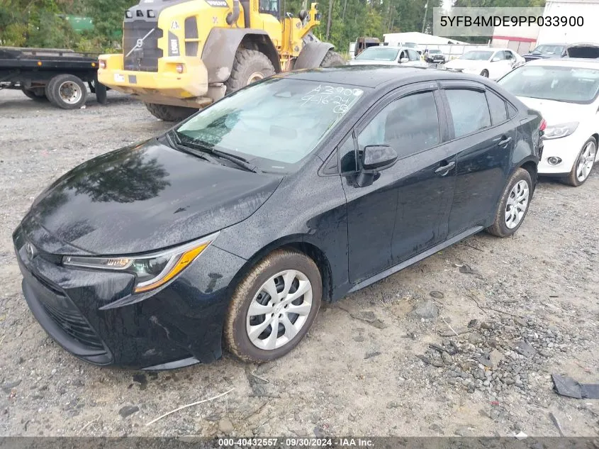 2023 Toyota Corolla Le VIN: 5YFB4MDE9PP033900 Lot: 40432557