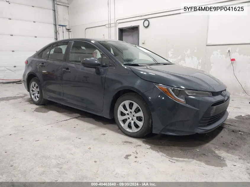 2023 Toyota Corolla Le VIN: 5YFB4MDE9PP041625 Lot: 40463840