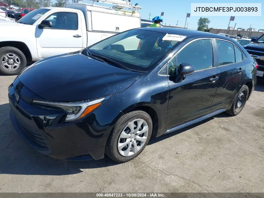 JTDBCMFE3PJ003893 2023 Toyota Corolla Hybrid Le