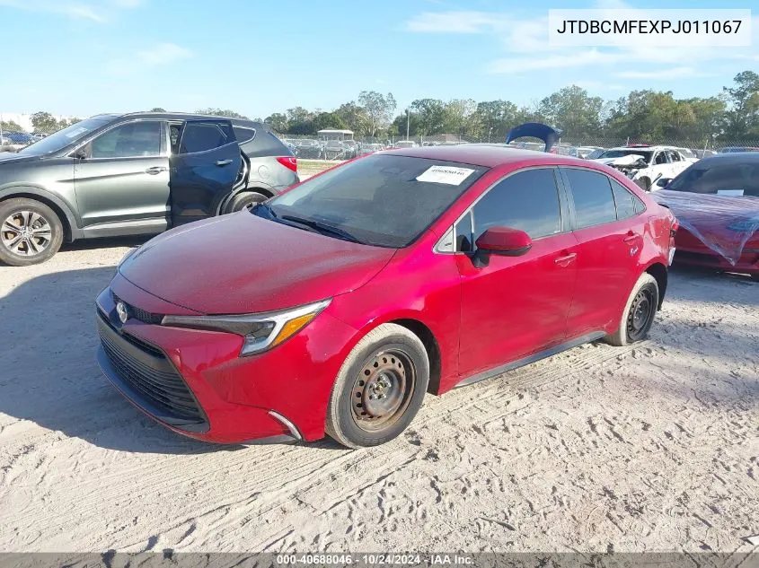 JTDBCMFEXPJ011067 2023 Toyota Corolla Hybrid Le