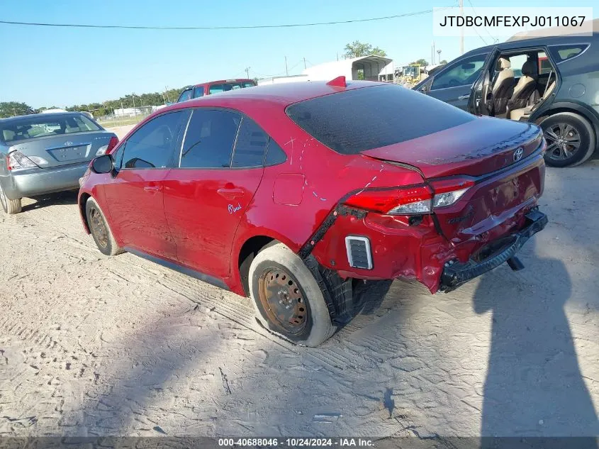 2023 Toyota Corolla Hybrid Le VIN: JTDBCMFEXPJ011067 Lot: 40688046