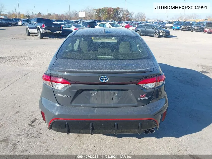 2023 Toyota Corolla Hybrid Se Infrared VIN: JTDBDMHEXP3004991 Lot: 40763258