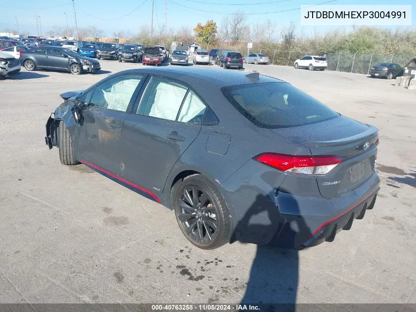 2023 Toyota Corolla Hybrid Se Infrared VIN: JTDBDMHEXP3004991 Lot: 40763258