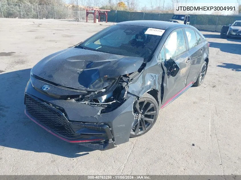 2023 Toyota Corolla Hybrid Se Infrared VIN: JTDBDMHEXP3004991 Lot: 40763258