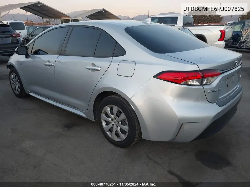 2023 Toyota Corolla Hybrid Le VIN: JTDBCMFE6PJ007825 Lot: 40776251