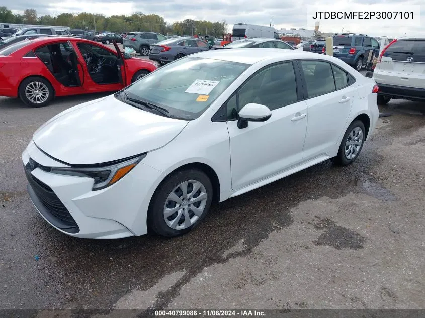 2023 Toyota Corolla Hybrid Le VIN: JTDBCMFE2P3007101 Lot: 40799086