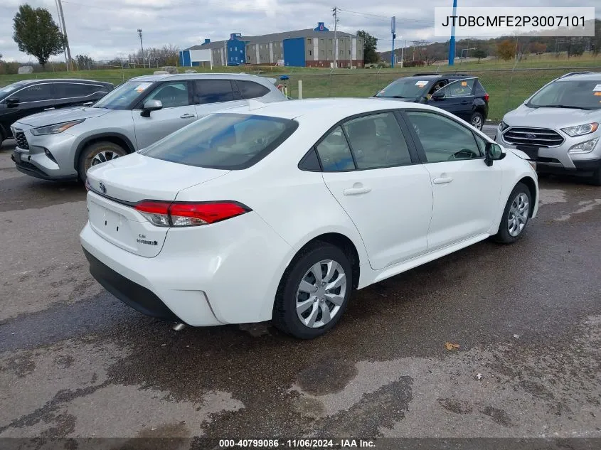 2023 Toyota Corolla Hybrid Le VIN: JTDBCMFE2P3007101 Lot: 40799086