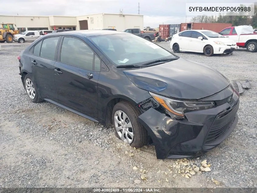 2023 Toyota Corolla Le VIN: 5YFB4MDE9PP069988 Lot: 40802489